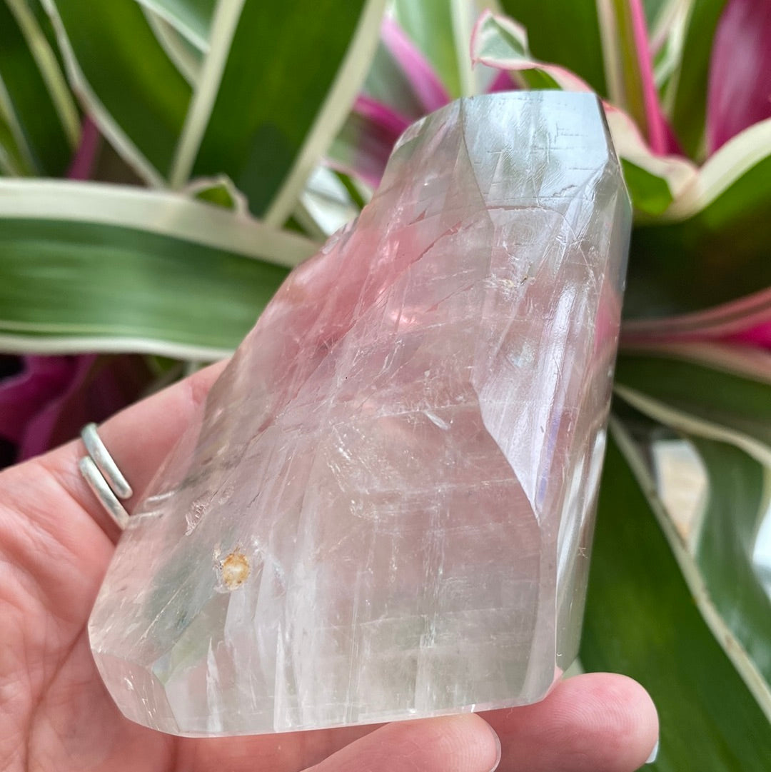 Optical Calcite Gorgeous Freeform- India 327 g - Moon Room Shop and Wellness