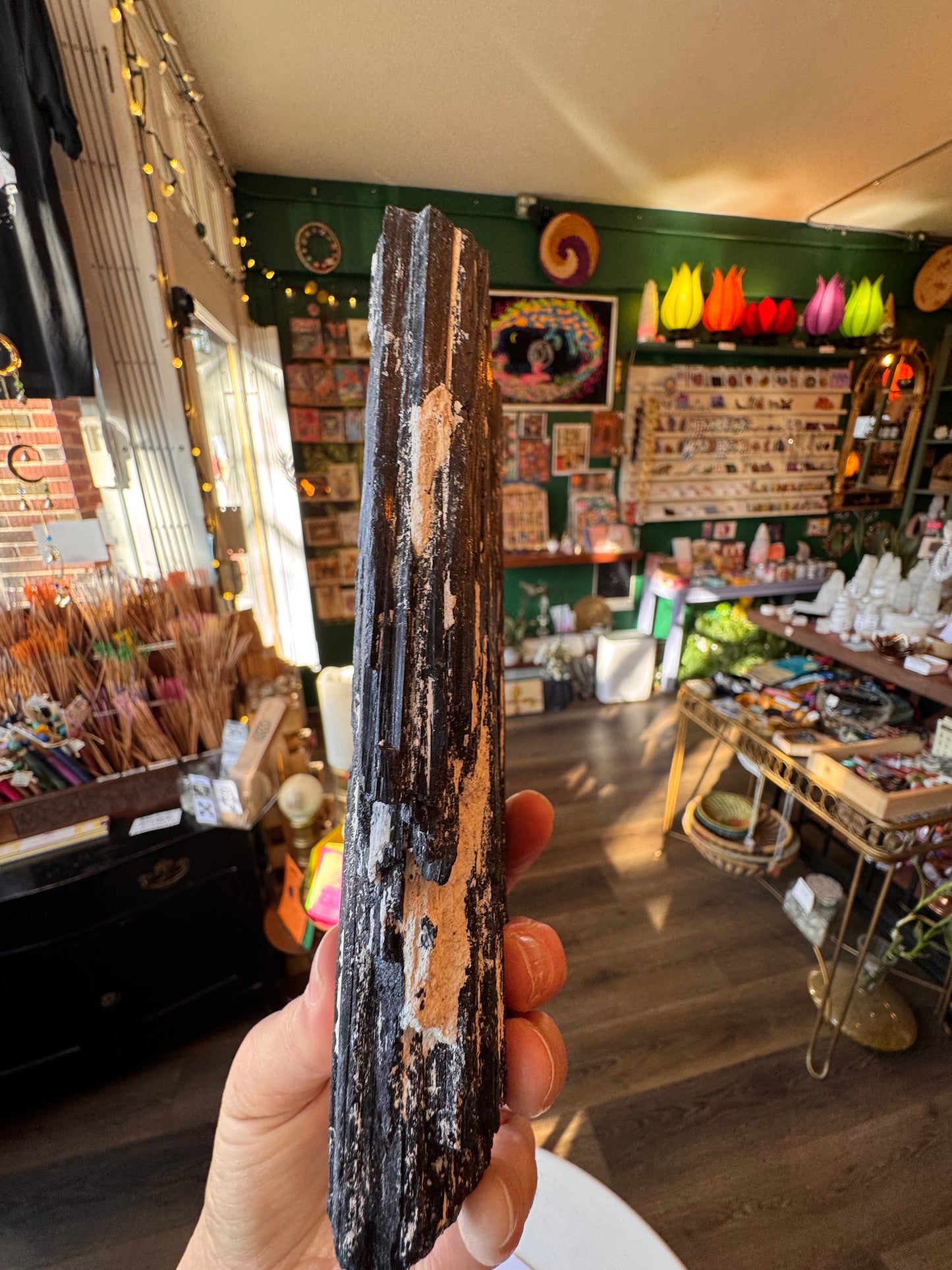 Black Tourmaline Raw 2.42 lb - Moon Room Shop and Wellness