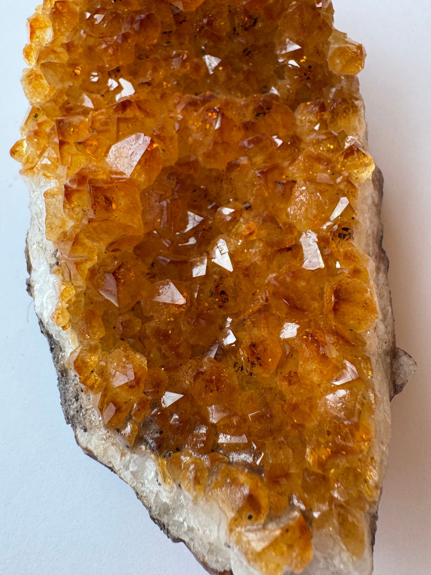 Citrine (heat treated) Cluster  412 g Brazil - Moon Room Shop and Wellness