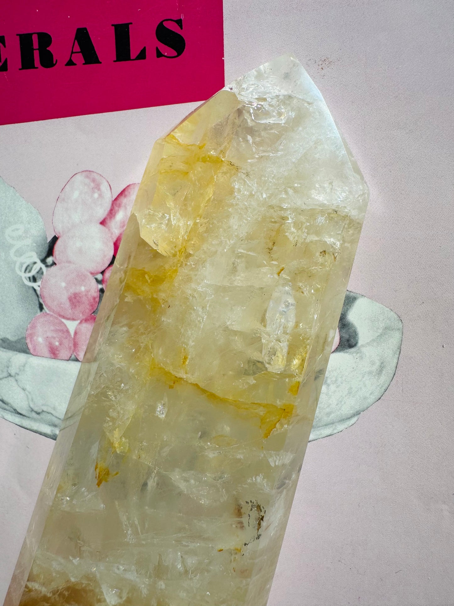 Golden Healer Quartz Tower 444 g Brazil - Divine Beauty - Moon Room Shop and Wellness