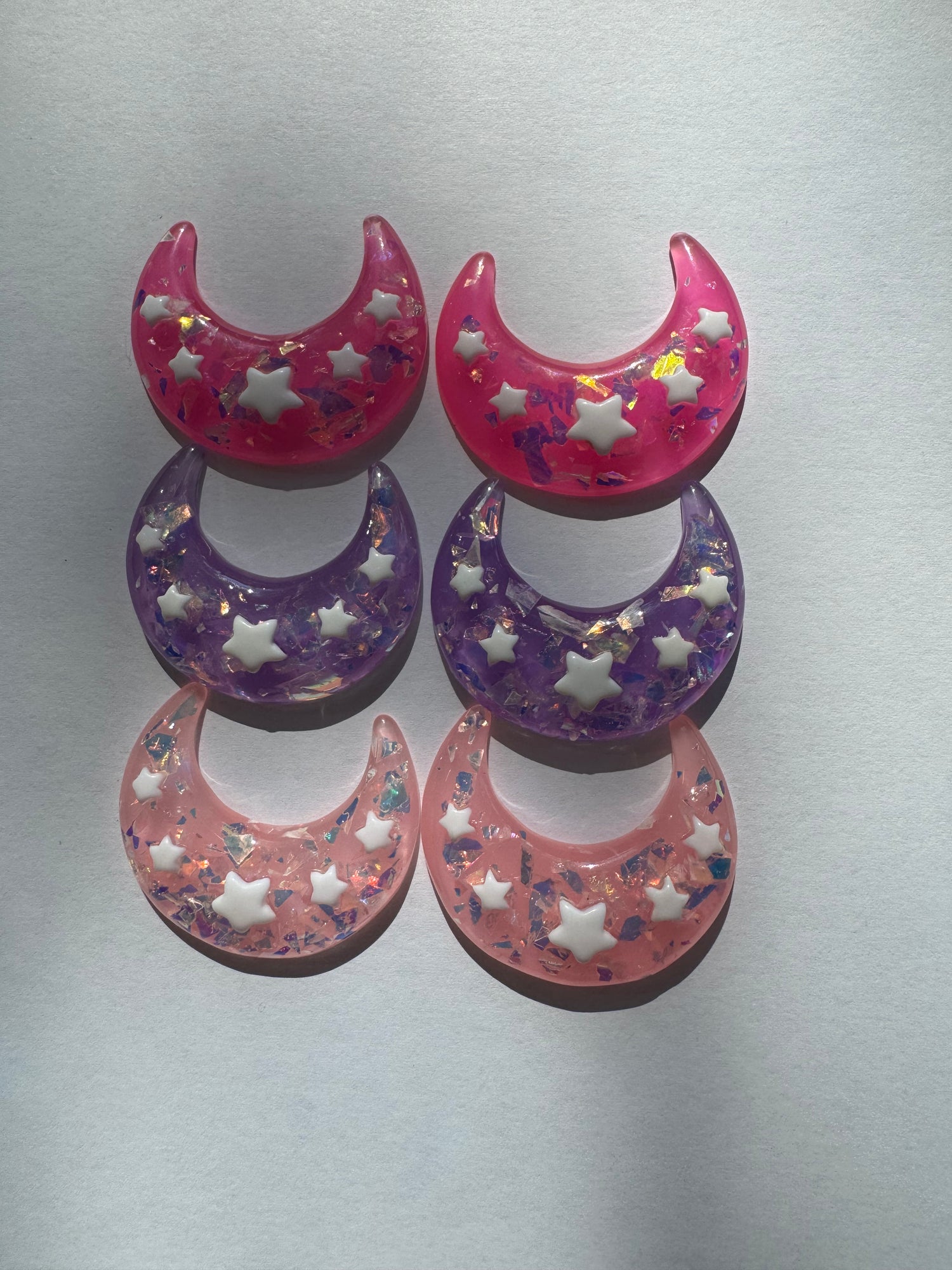 Sparkly Crescent Moon Charm - Moon Room Shop and Wellness