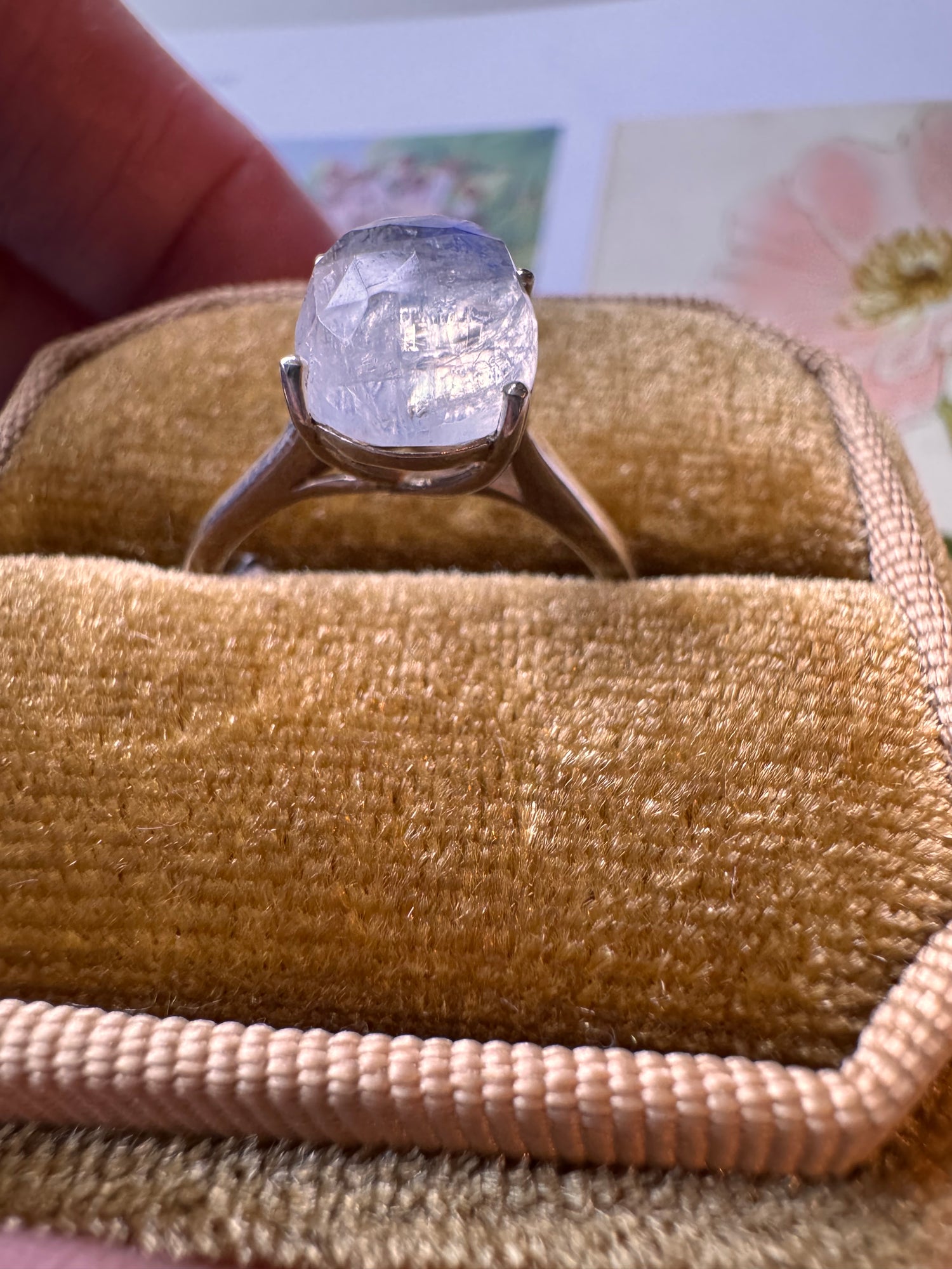 Moonstone Sterling SIlver Ring Size 7 - Moon Room Shop and Wellness