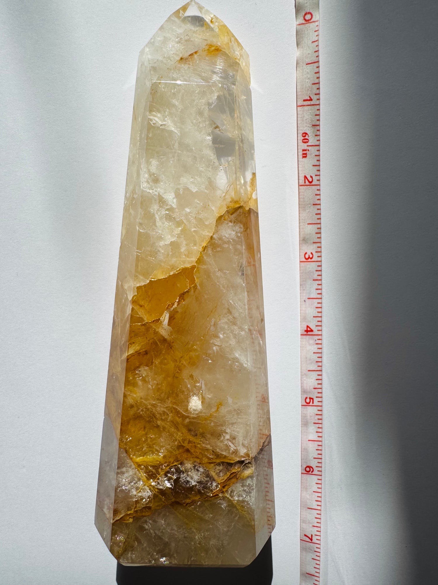 Golden Healer Quartz Tower 450 g Brazil - Divine Beauty - Moon Room Shop and Wellness