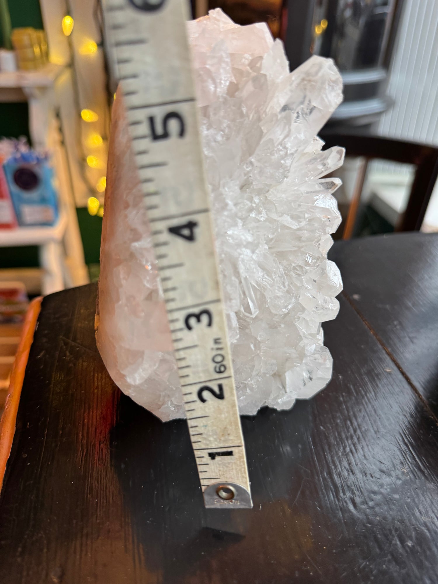 Clear Quartz Cluster Standing Point 2.93 lb Beautiful Brazil - Moon Room Shop and Wellness