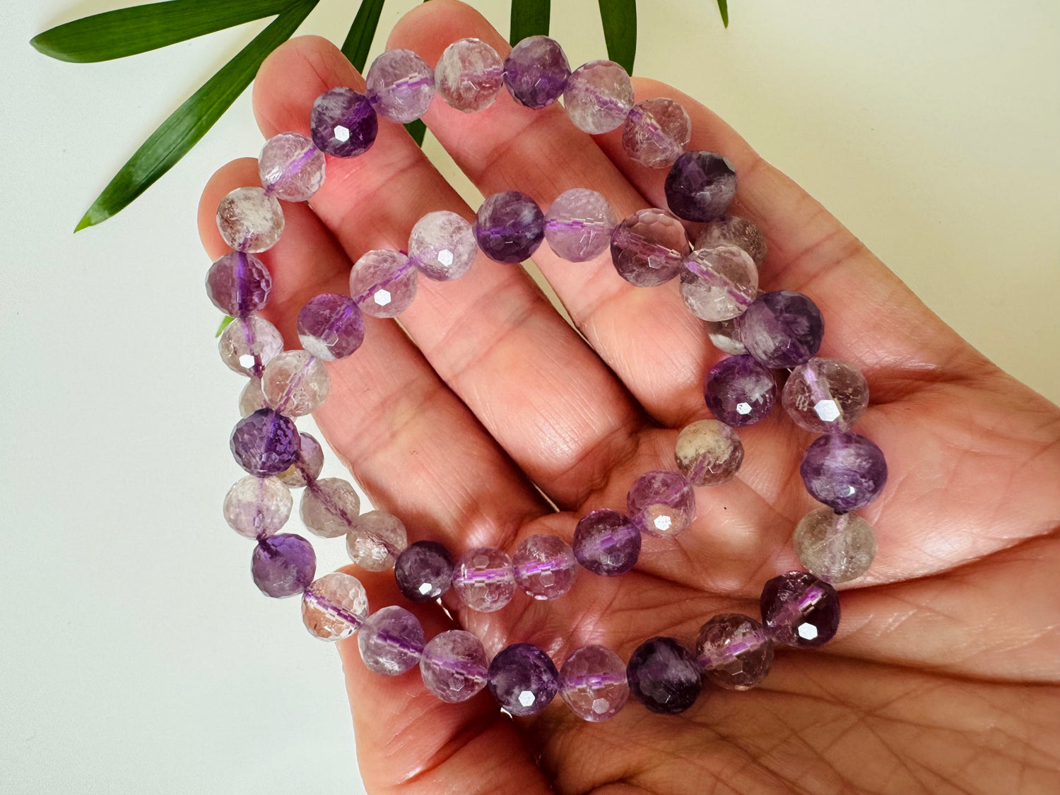 Super Seven Faceted Stretch Bracelet 8mm - Moon Room Shop and Wellness