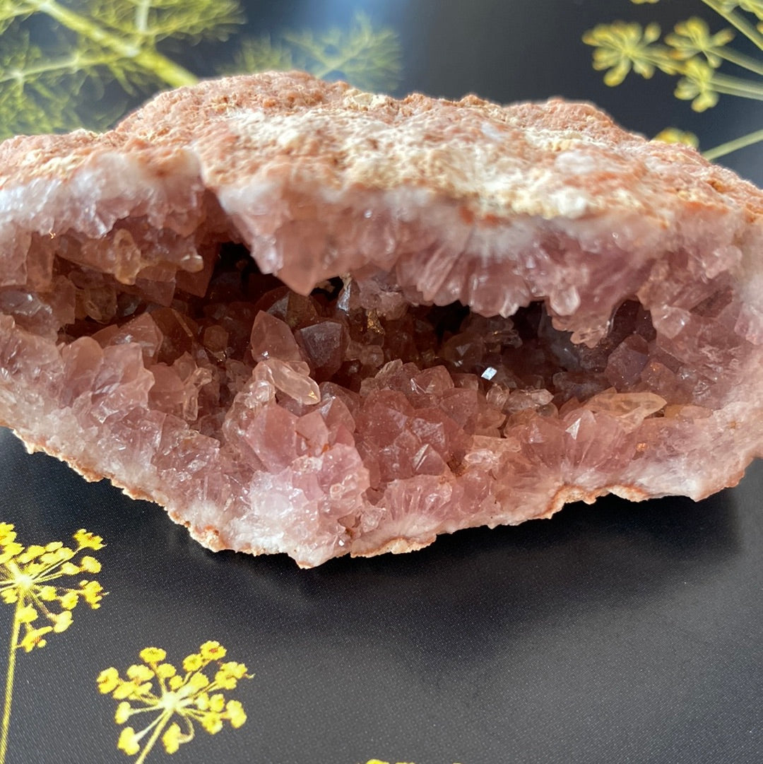 Pink Amethyst Geode - 100 g - Argentina - Moon Room Shop and Wellness