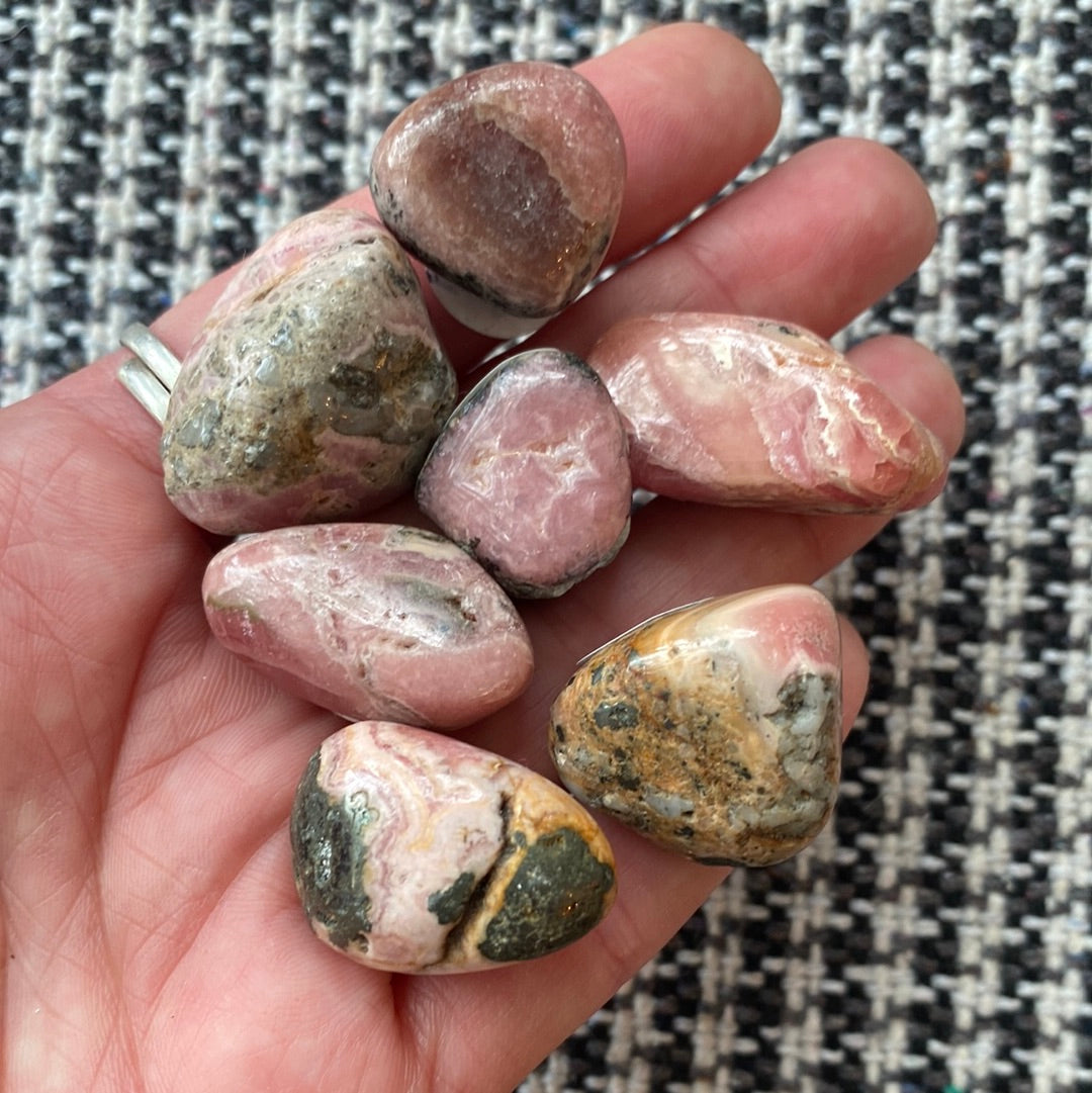 Rhodochrosite Tumbled -Large - Moon Room Shop and Wellness
