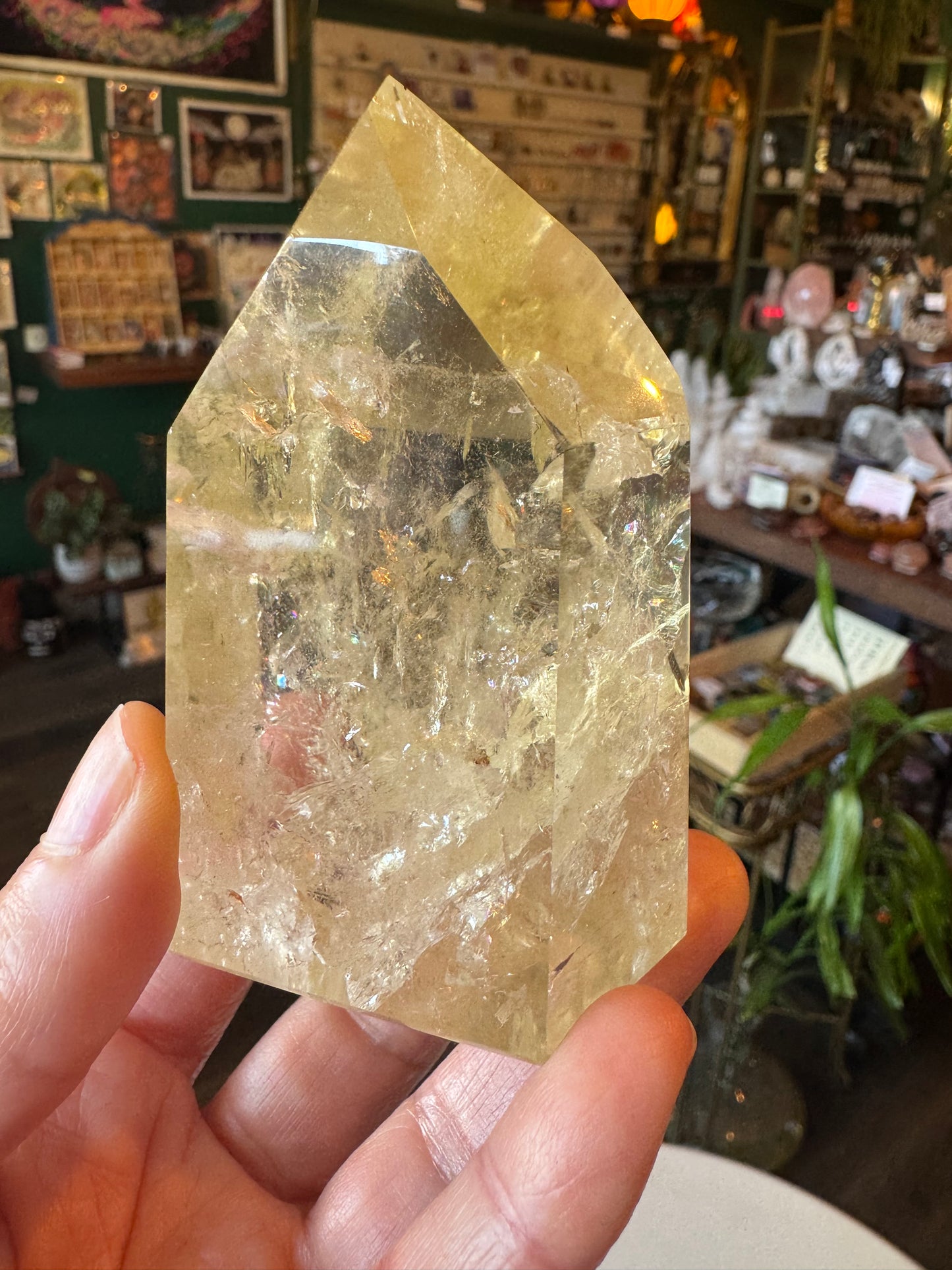Lemon Quartz Tower 274 g Brazil - Moon Room Shop and Wellness