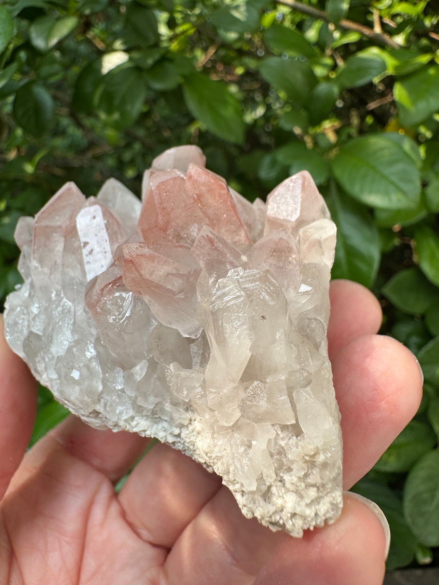 Pink Lithium Quartz Cluster 148 g Brazil 