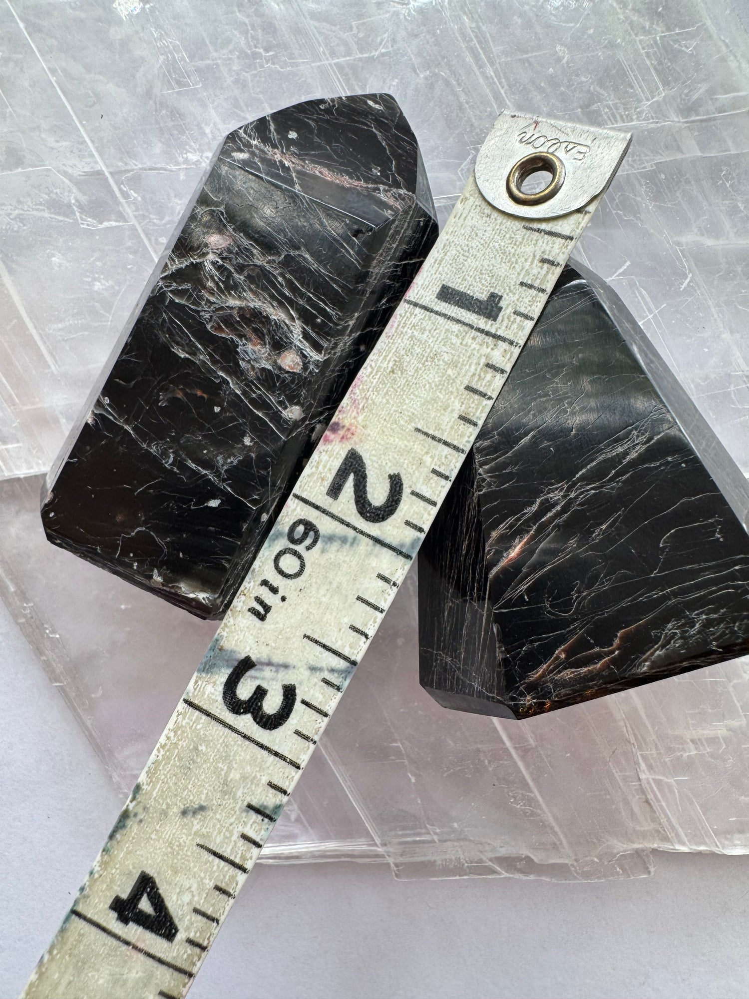 Black Tourmaline w Iron Mini Tower 70-80 g - Moon Room Shop and Wellness