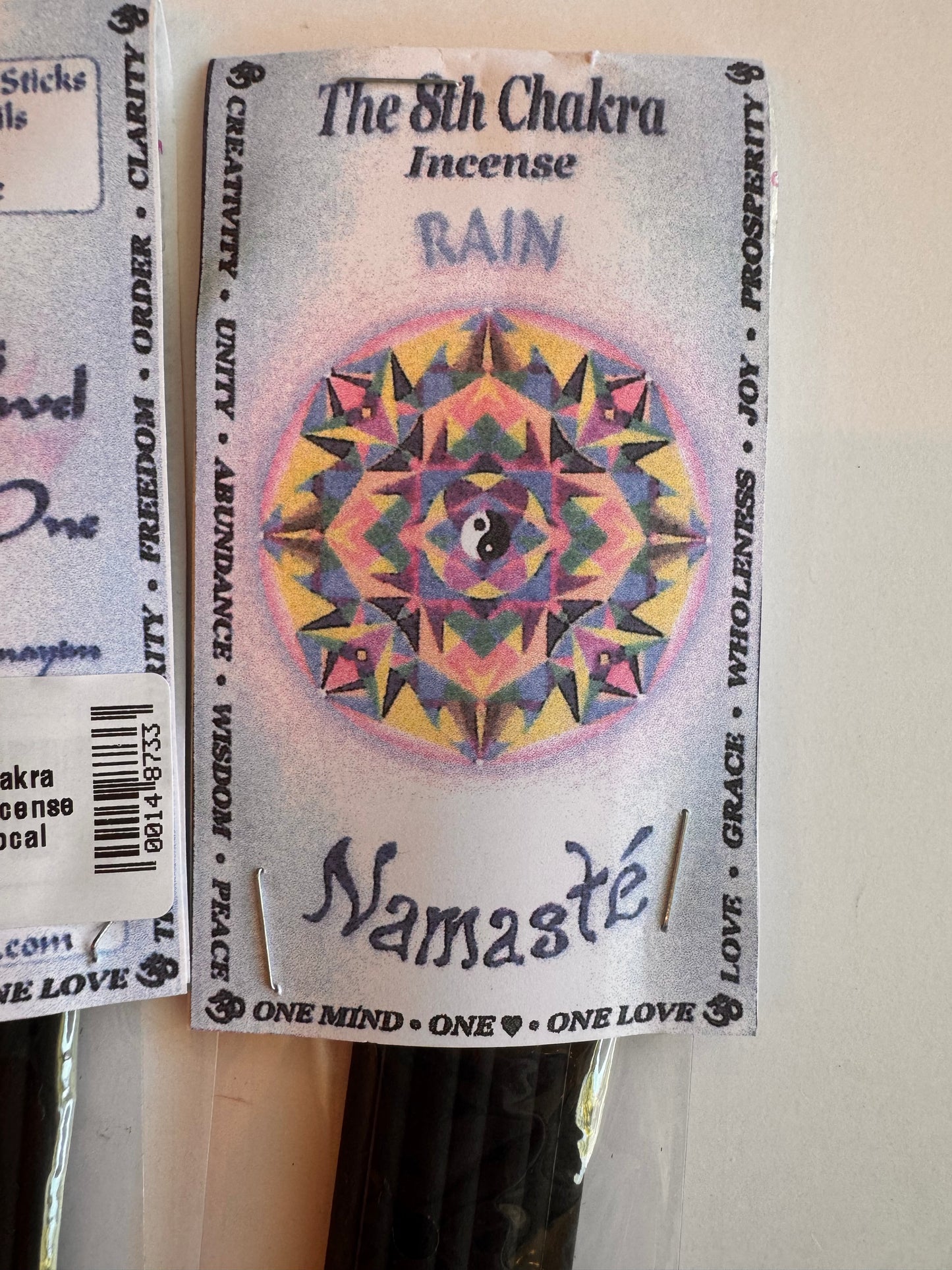 The 8th Chakra 10 Stick Incense -Rain- local vendor!
