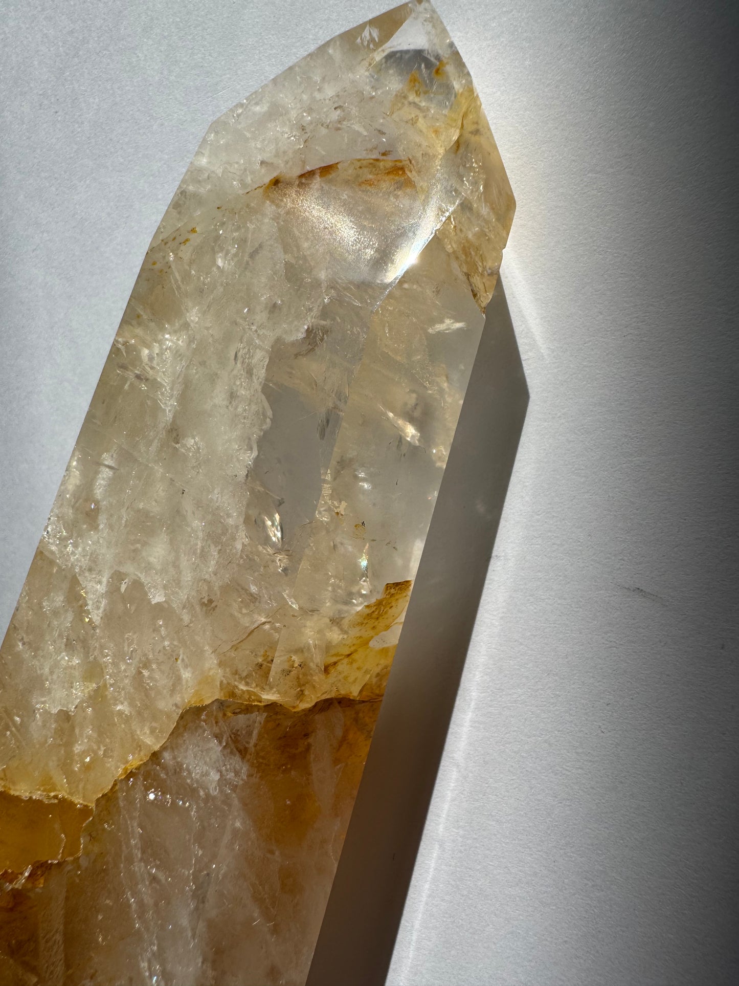 Golden Healer Quartz Tower 450 g Brazil - Divine Beauty - Moon Room Shop and Wellness