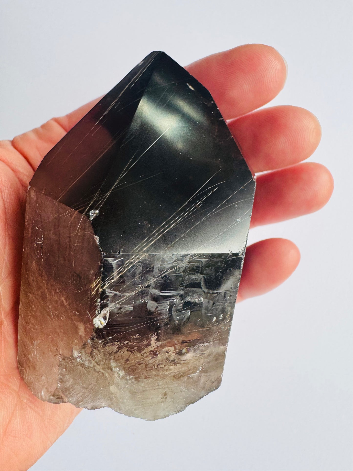 Smoky Quartz Rutilated Healing Point 256 g - Moon Room Shop and Wellness