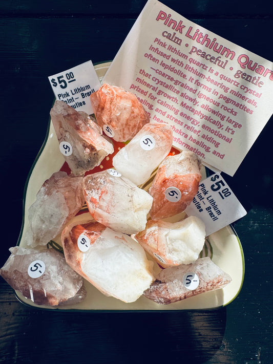 Pink Lithium Point- Brazil Beauties - Moon Room Shop and Wellness