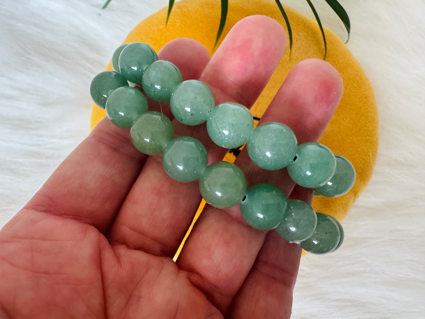 Green Aventurine  Adjustable Bracelet 10 mm - Moon Room Shop and Wellness