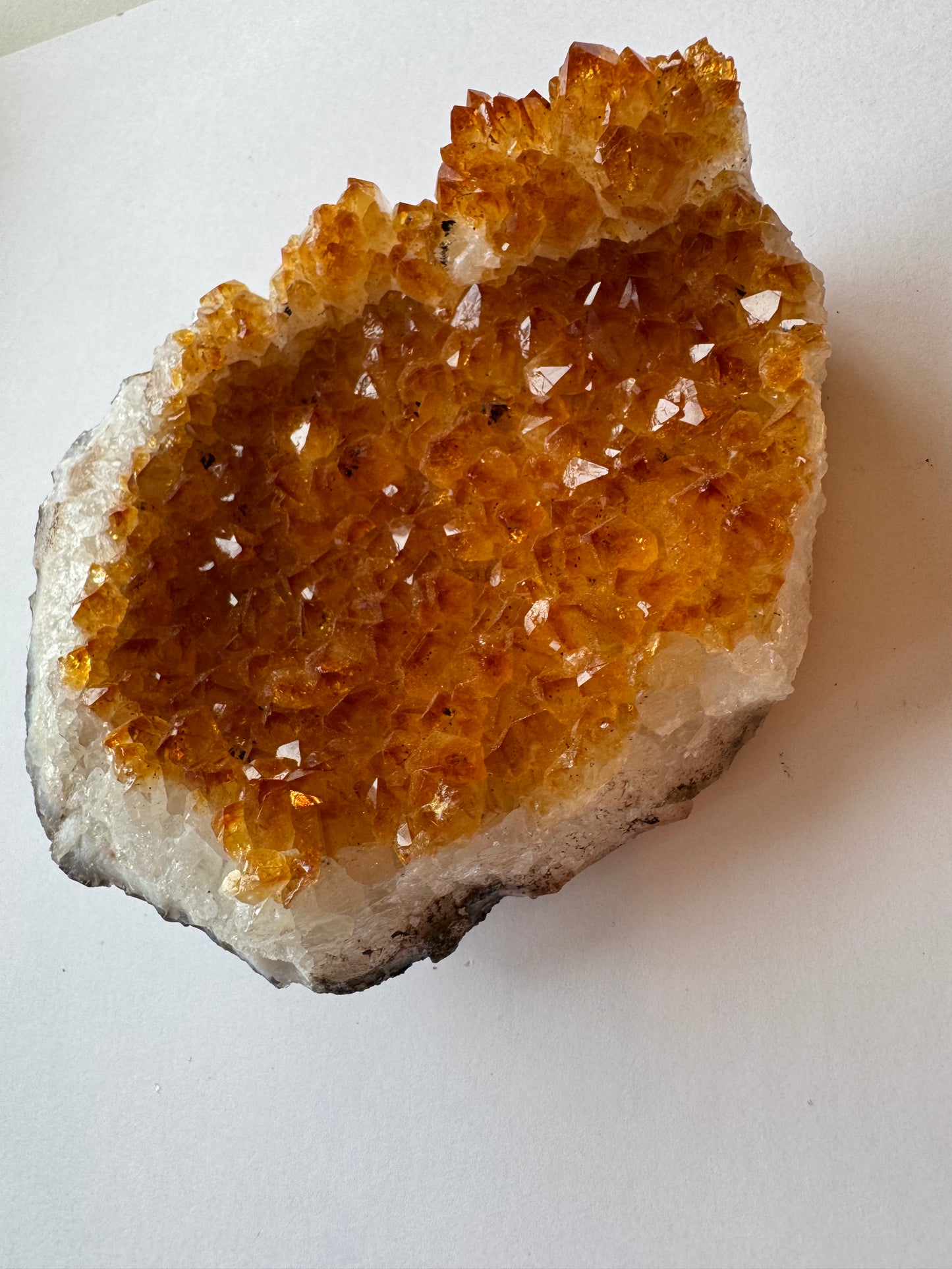 Citrine (heat treated) Cluster  284 g Brazil - Moon Room Shop and Wellness