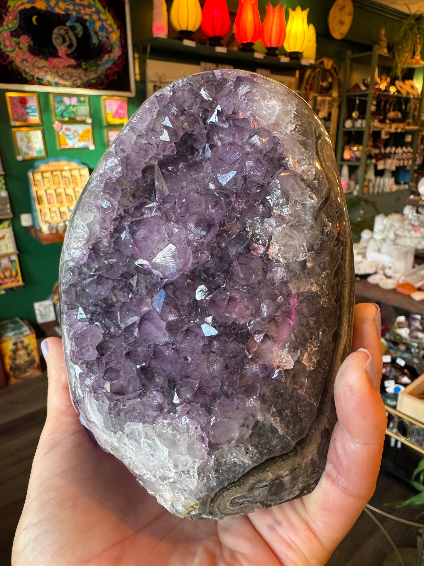 Amethyst Standing Cluster 3.64 lb Gorgeous!