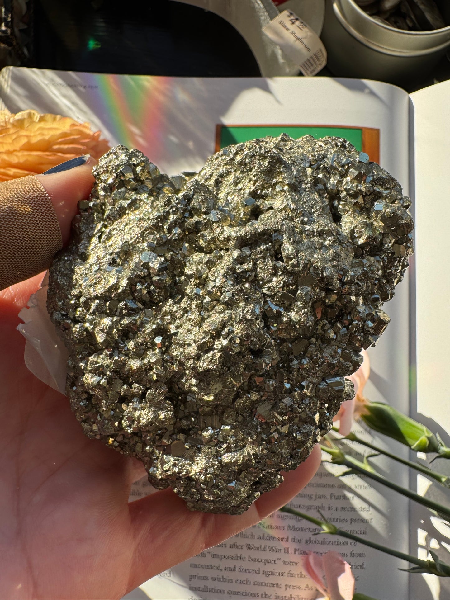 Peruvian Pyrite Cluster - Moon Room Shop and Wellness