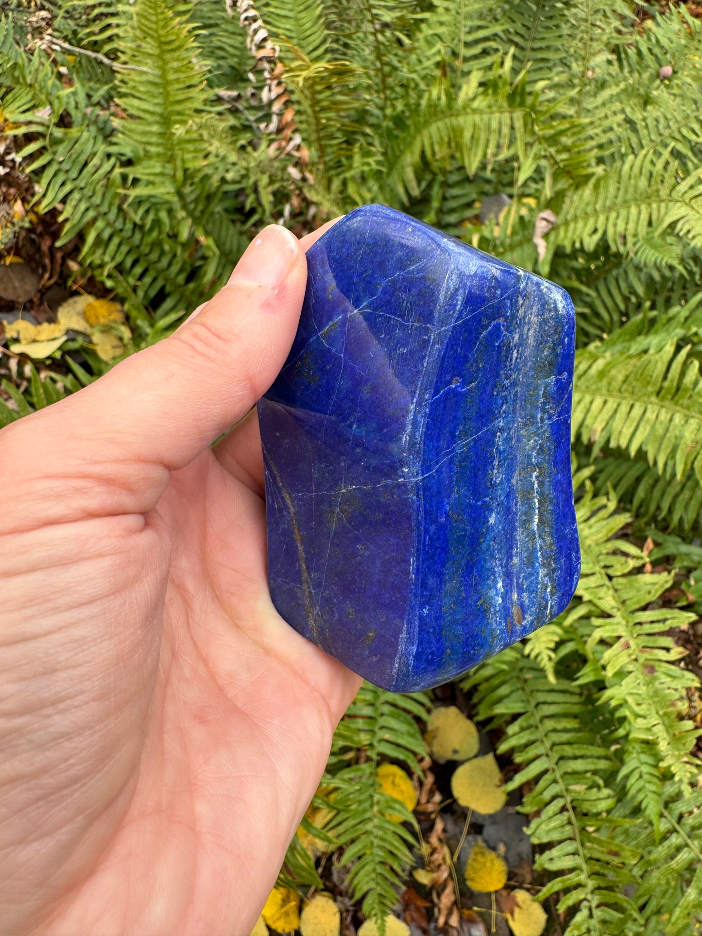 Lapis Lazuli Standing Freeform 282 g Afghanistan - Moon Room Shop and Wellness