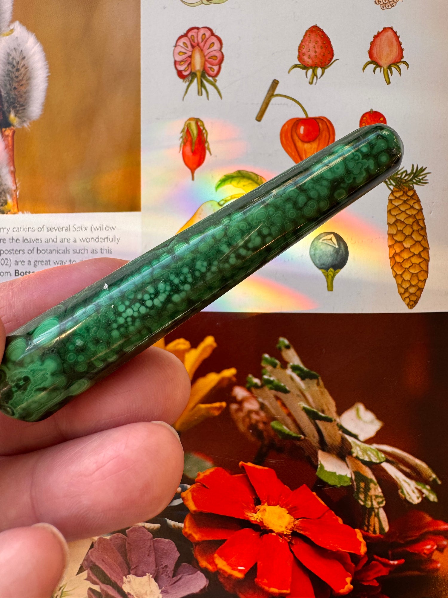 Malachite Massage Wand - Moon Room Shop and Wellness