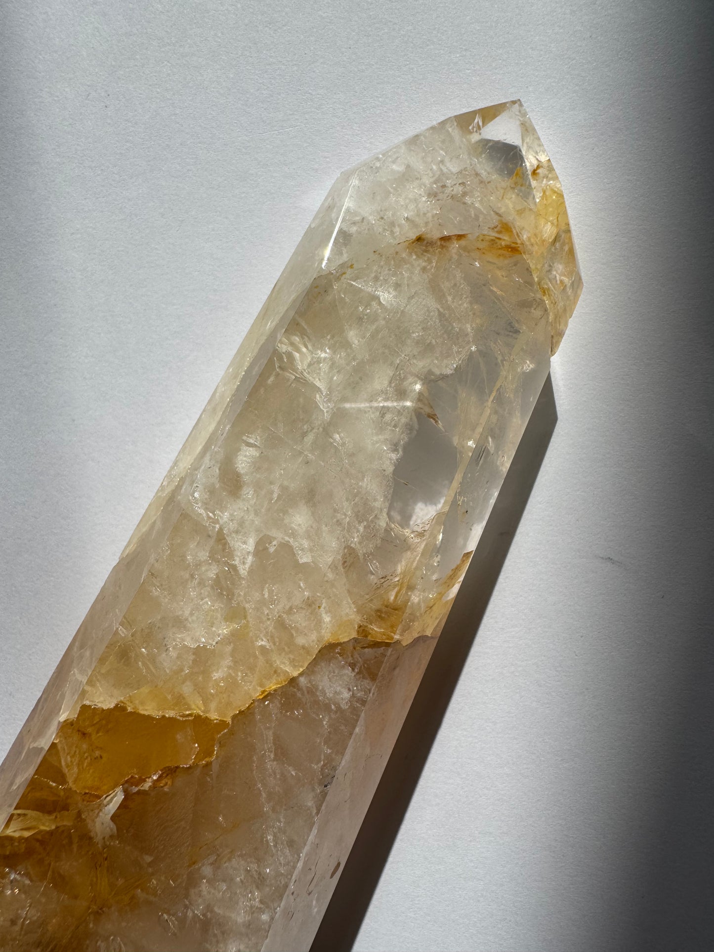 Golden Healer Quartz Tower 450 g Brazil - Divine Beauty - Moon Room Shop and Wellness