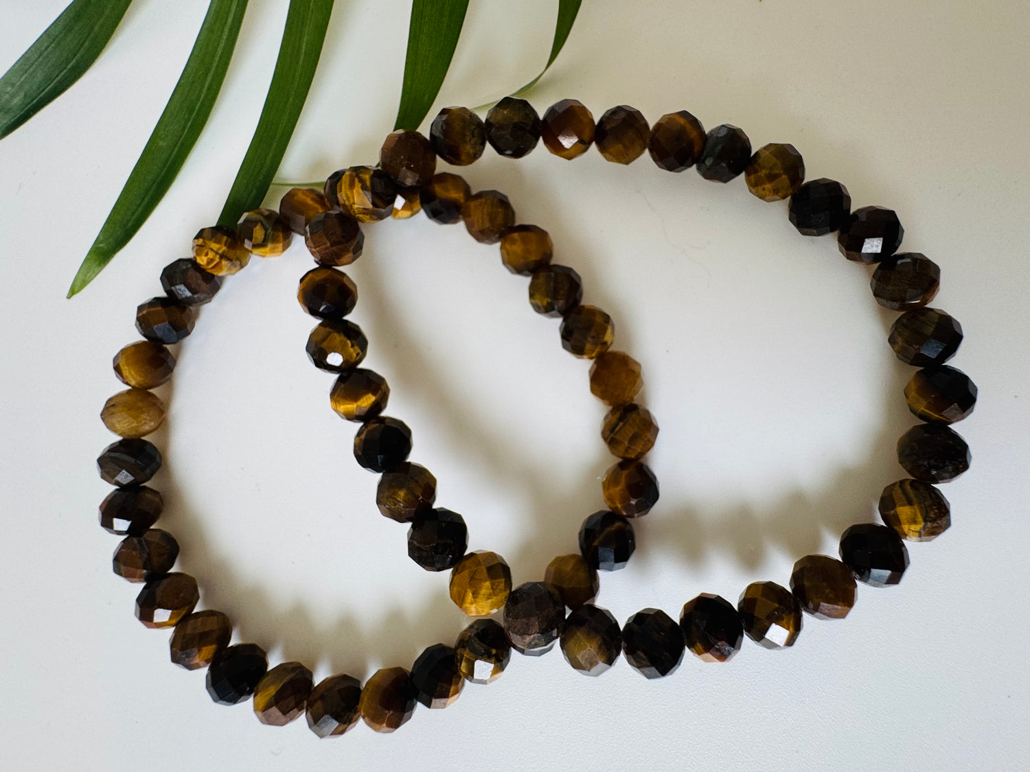 Tiger's Eye Faceted Stretch Bracelet 6mm - Moon Room Shop and Wellness