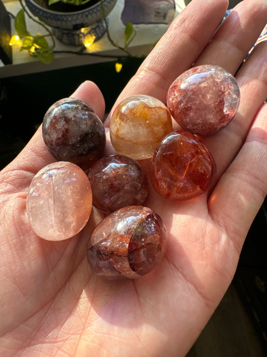 Hematoid "Fire" Quartz Tumble - Moon Room Shop and Wellness