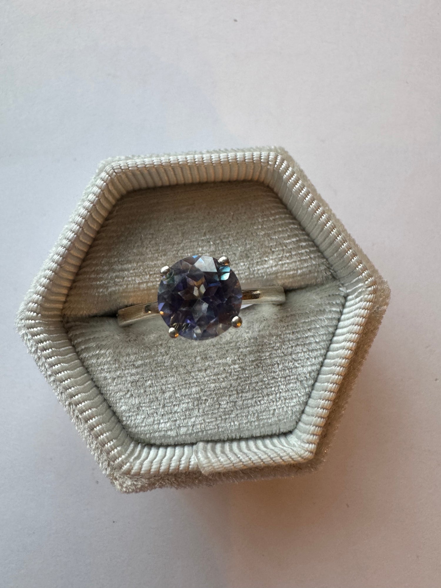 Mystic Topaz Sterling SIlver Ring Size 9 - Moon Room Shop and Wellness