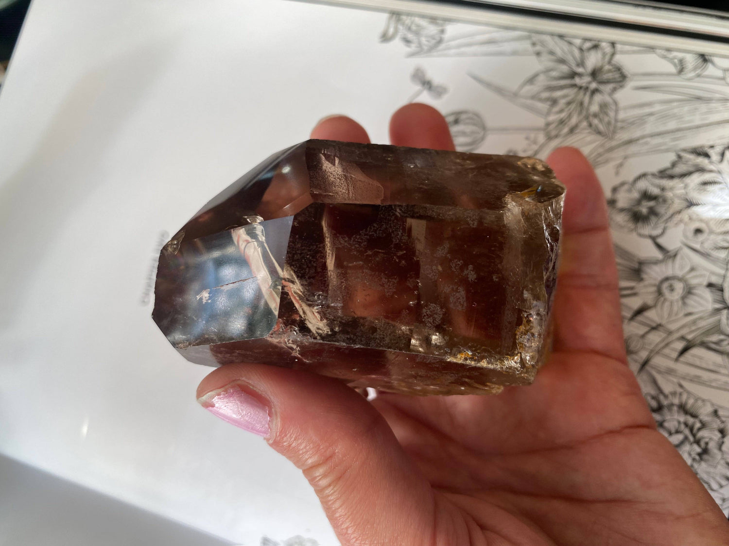 Smoky Quartz Point 255 g Brazil - Moon Room Shop and Wellness