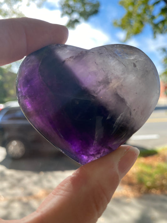 Amethyst Heart 85 g Brazil Beauty! - Moon Room Shop and Wellness