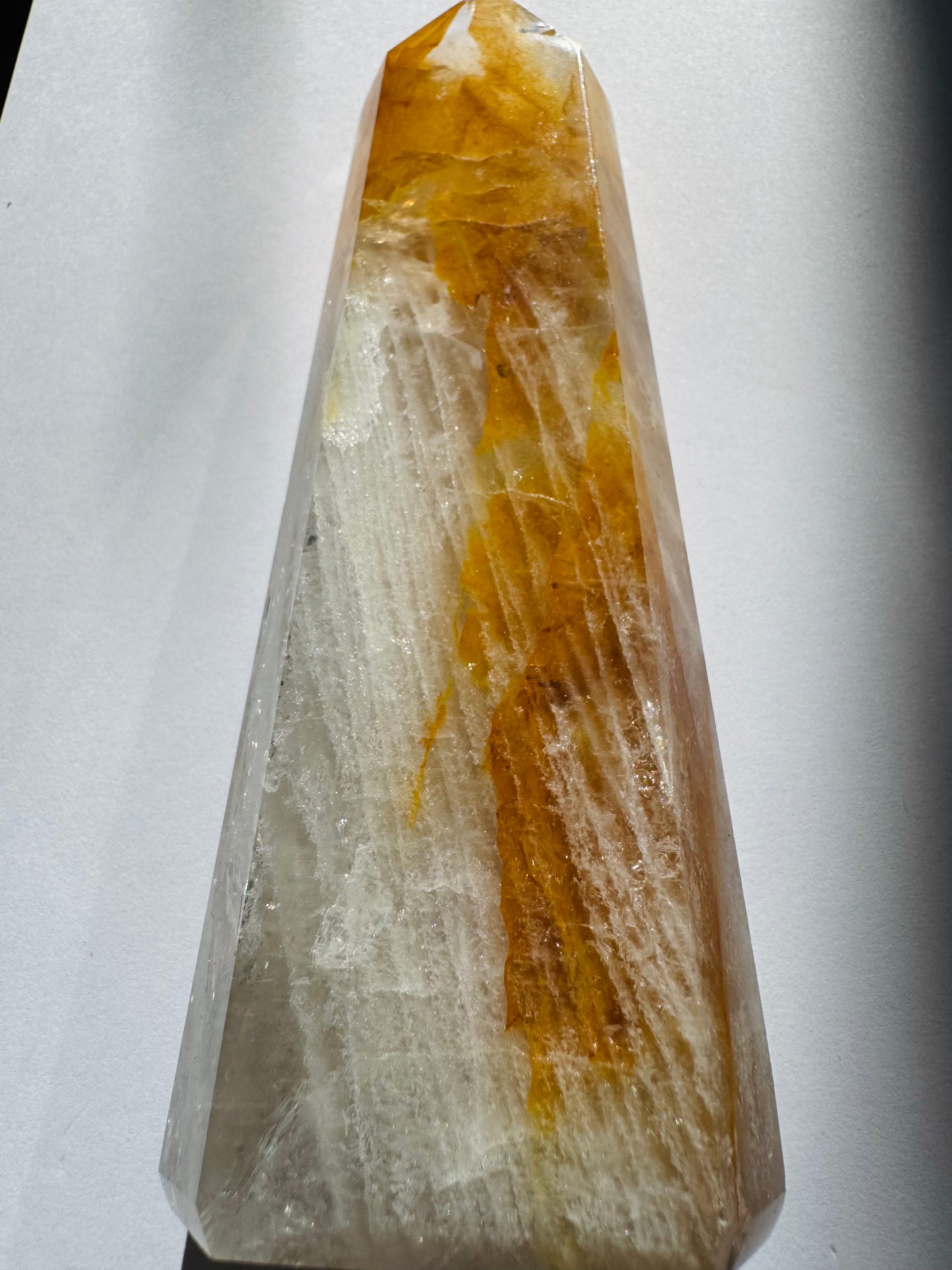 Golden Healer Quartz Tower 296 g Brazil - Divine Beauty - Moon Room Shop and Wellness