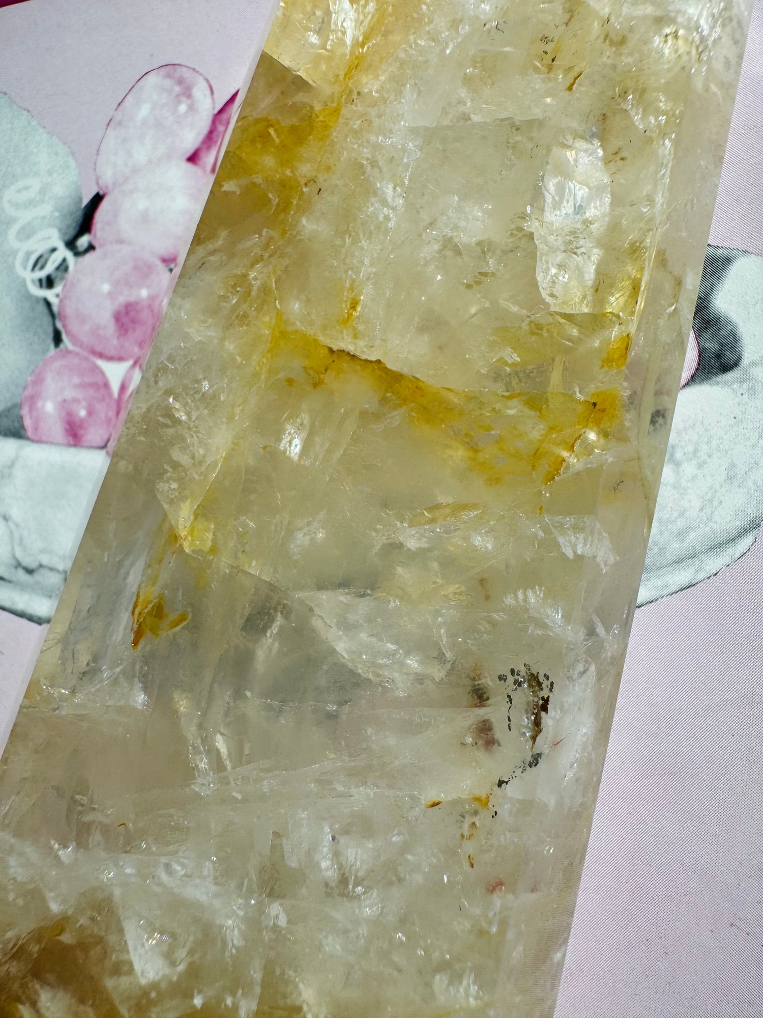 Golden Healer Quartz Tower 444 g Brazil - Divine Beauty - Moon Room Shop and Wellness