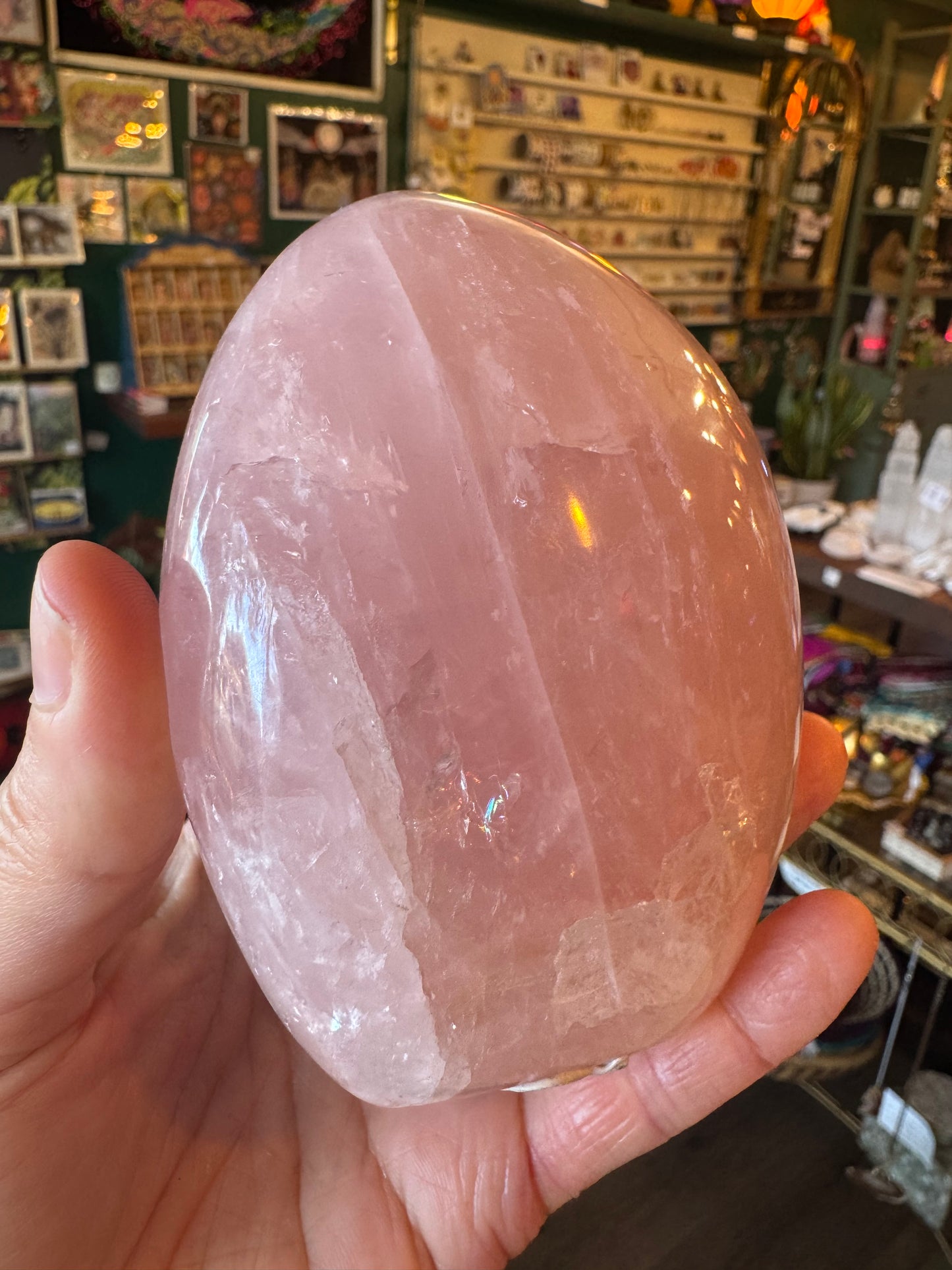 Rose Quartz Freeform 1.5 lb - Moon Room Shop and Wellness