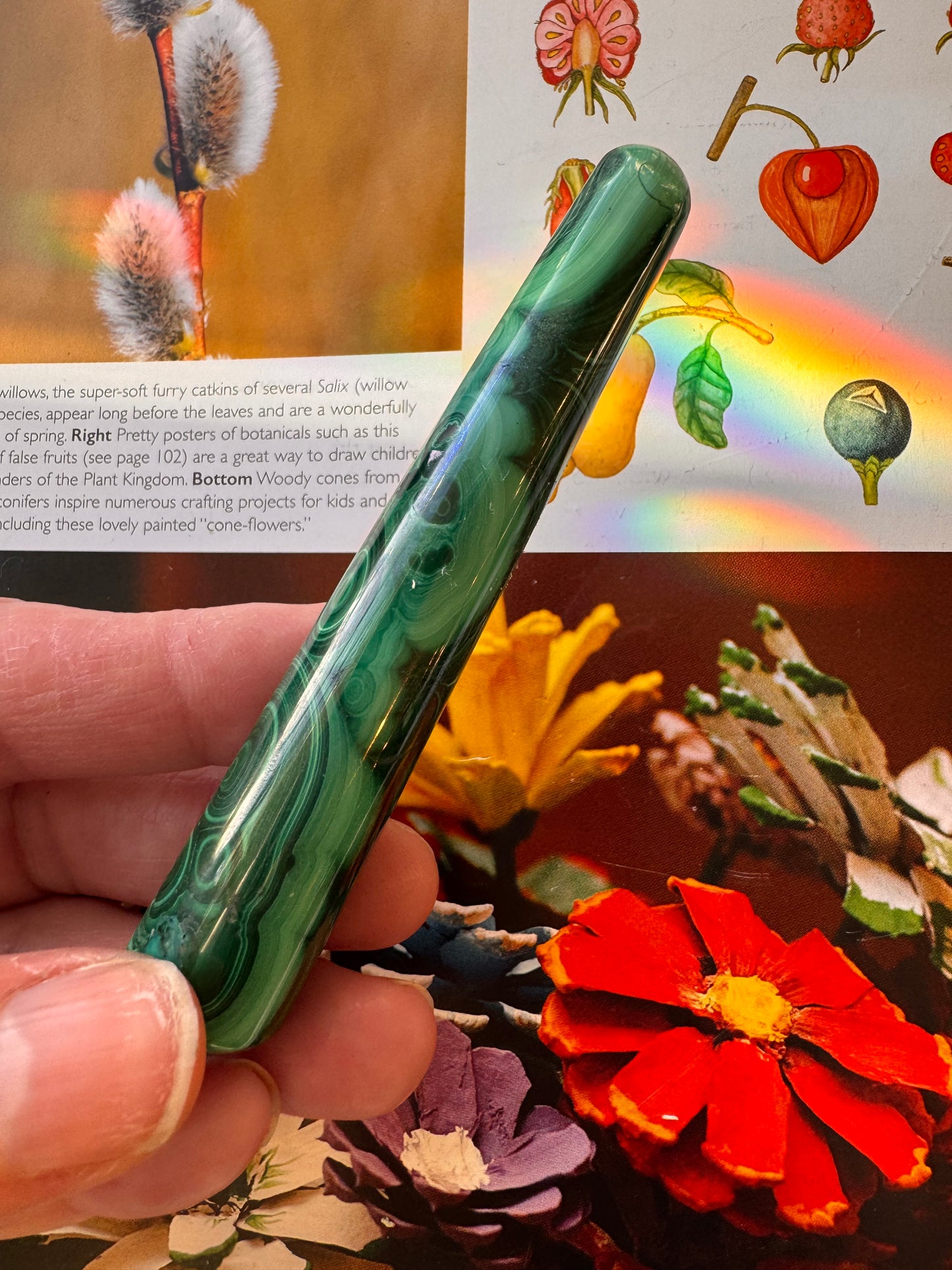 Malachite Massage Wand - Moon Room Shop and Wellness