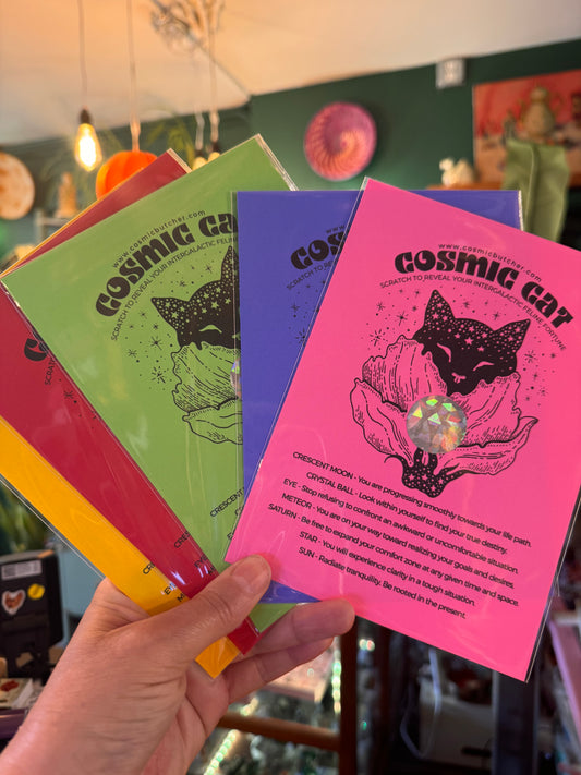 Cosmic Creatures Scratch Off Fortune - Moon Room Shop and Wellness