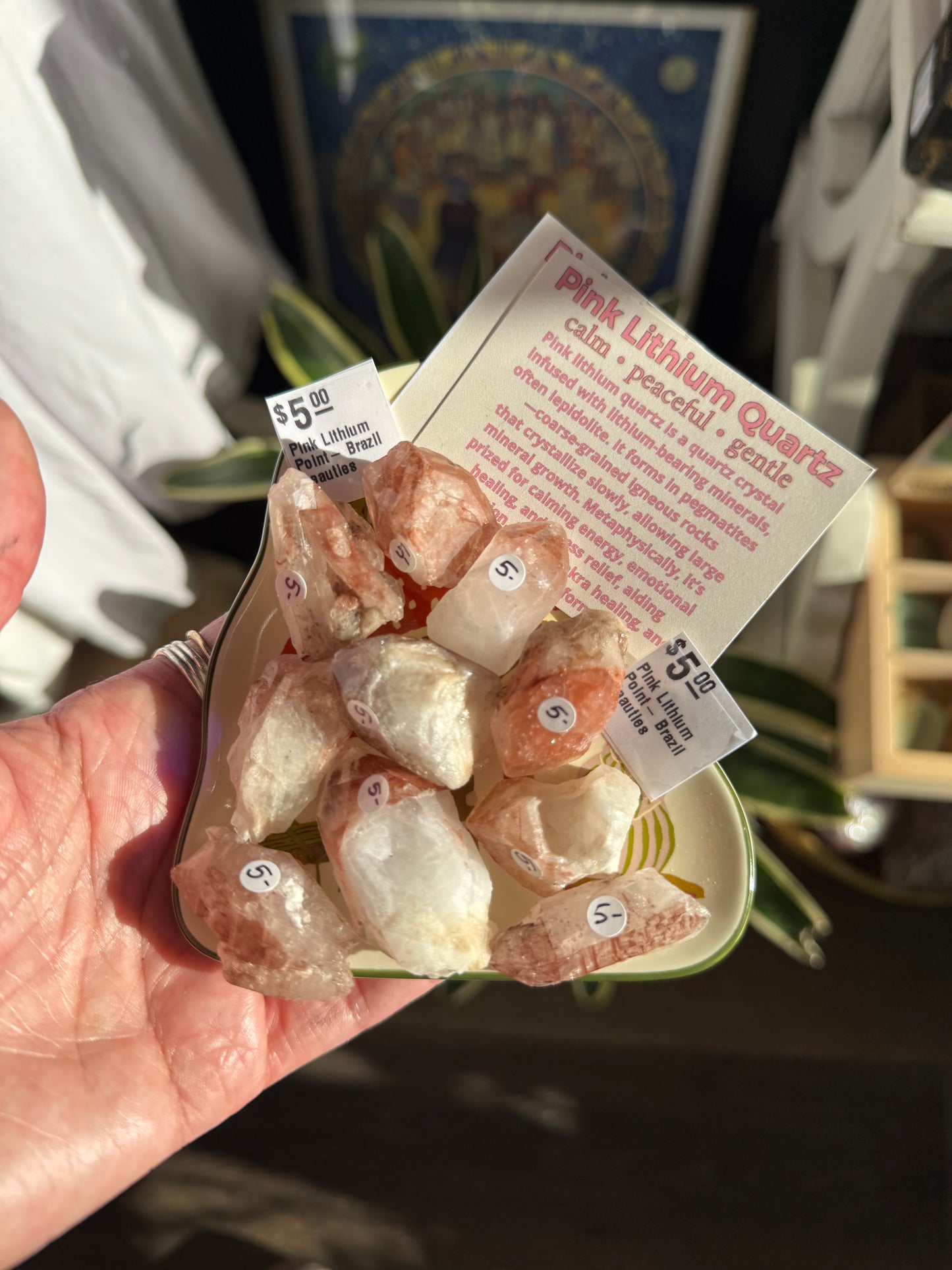 Pink Lithium Point- Brazil Beauties - Moon Room Shop and Wellness