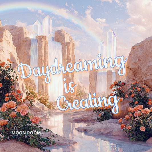 Daydreaming is Creating Consciousness Card - 2x2 inch - Moon Room Shop and Wellness