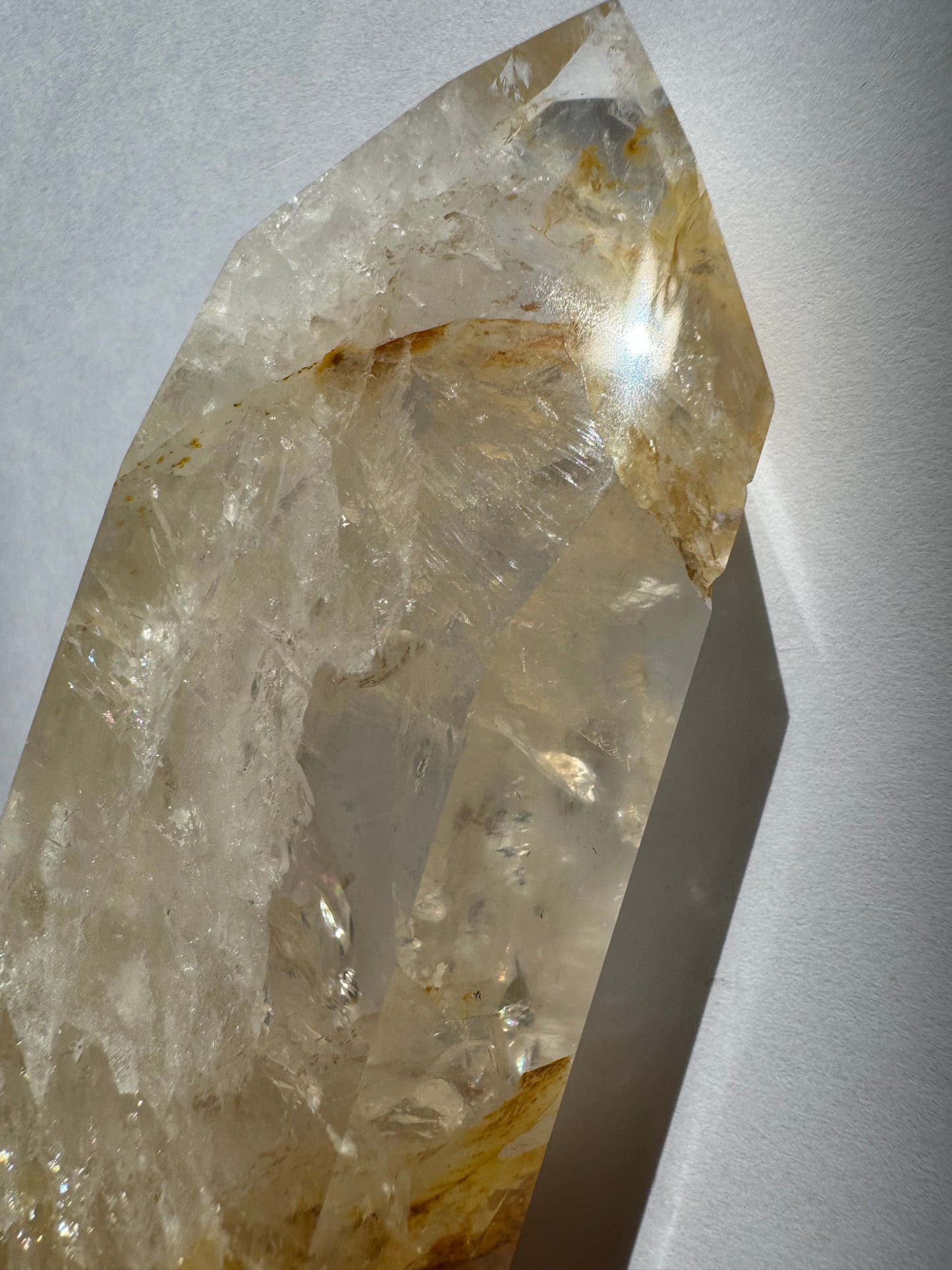 Golden Healer Quartz Tower 450 g Brazil - Divine Beauty - Moon Room Shop and Wellness