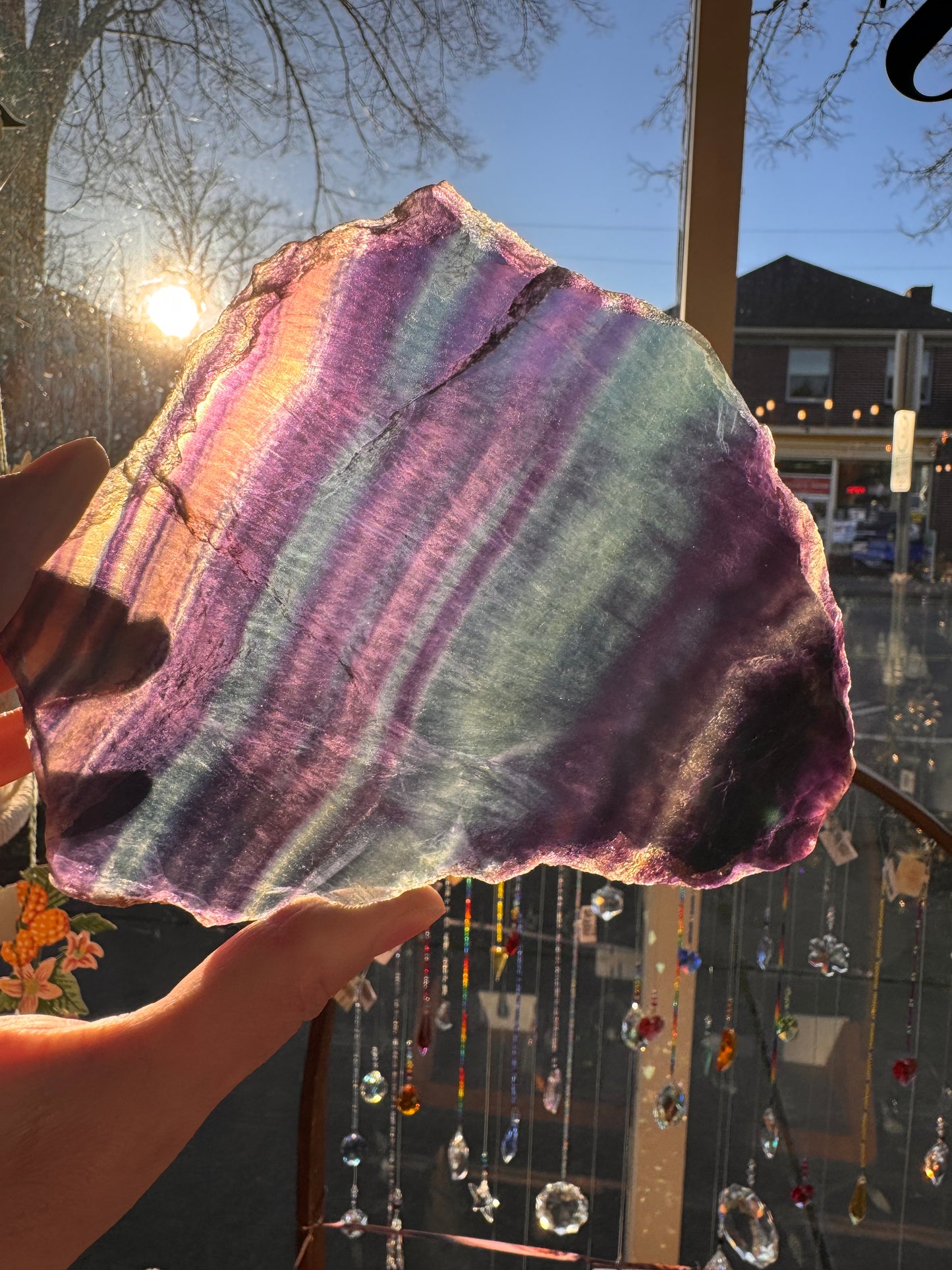 Fluorite SLab 345 g China - Moon Room Shop and Wellness