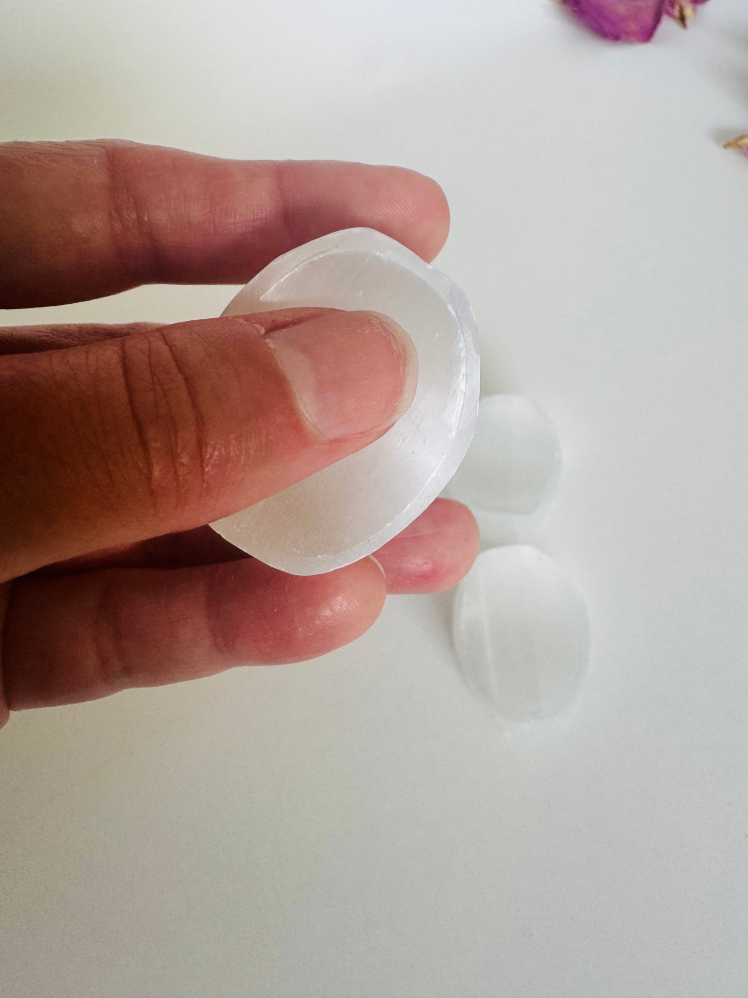 Selenite Serenity/No Worry Stone - Moon Room Shop and Wellness