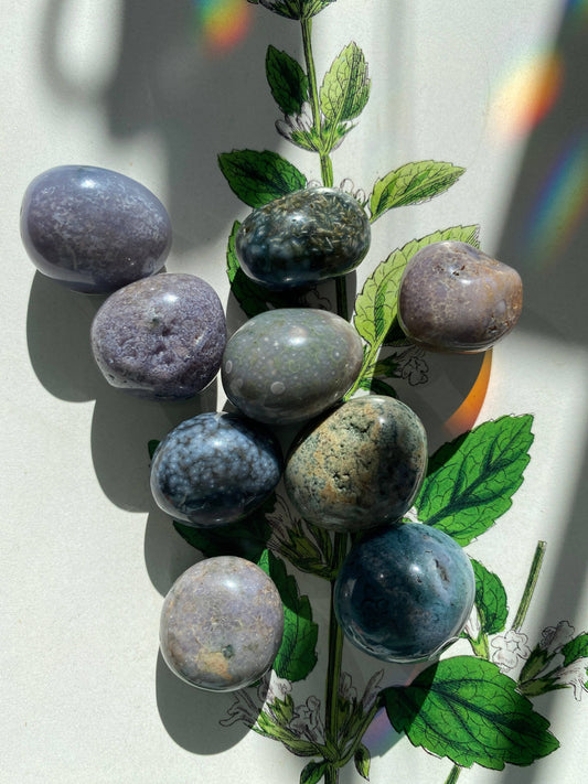 Grape Agate Tumbled Indonesia - Moon Room Shop and Wellness