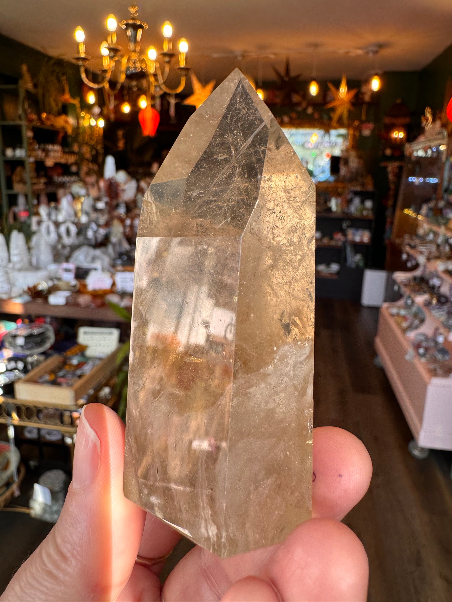 Natural Citrine Tower 129 g Aracuai, Minas Gerais, Brazil - Moon Room Shop and Wellness