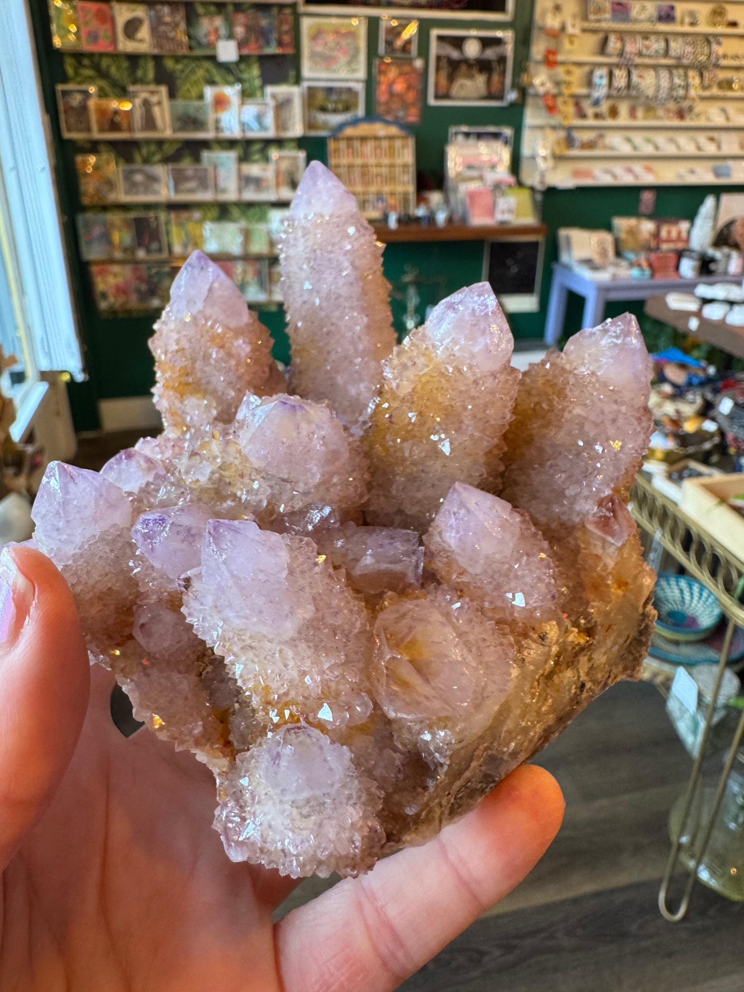 Spirit Quartz Gorgeous Cluster 1.444 lb South Africa - Moon Room Shop and Wellness