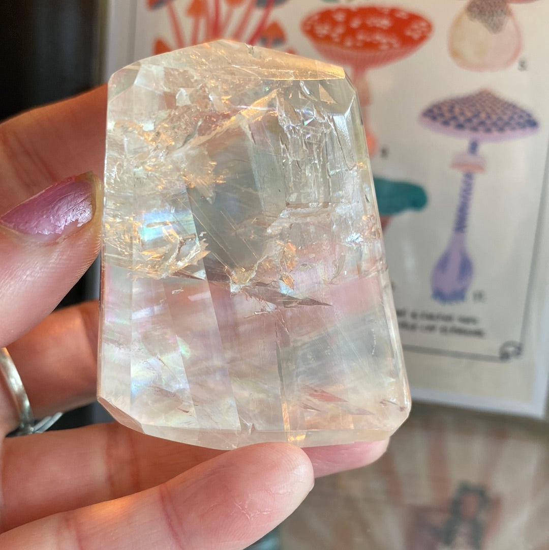 Optical Calcite* Gorgeous* Freeform- India- 167g - Moon Room Shop and Wellness