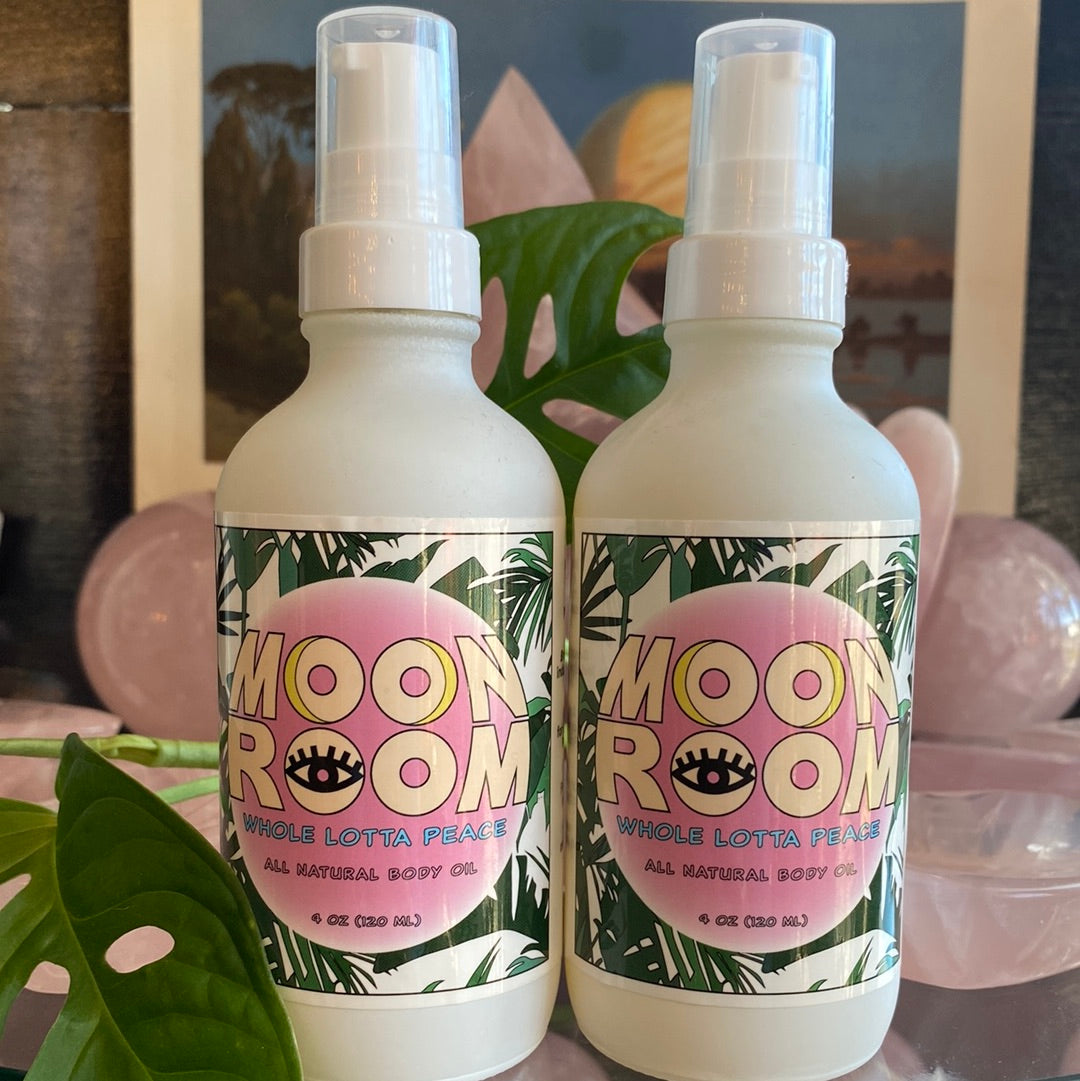 Moon Room Whole Lotta Peace All Natural Body Oil 4oz. - Moon Room Shop and Wellness