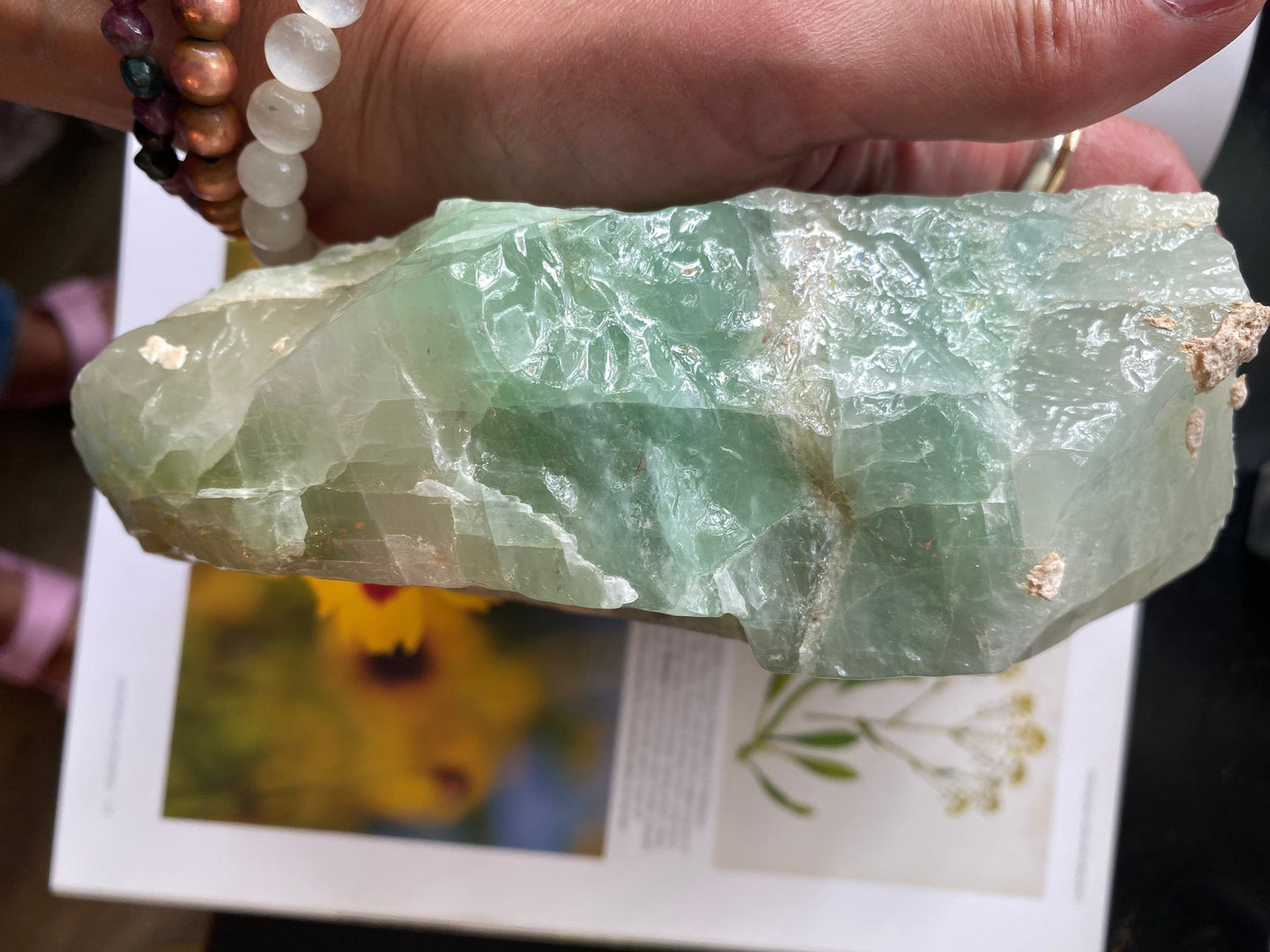 Green Calcite Freeform 4.4 lbs - Moon Room Shop and Wellness