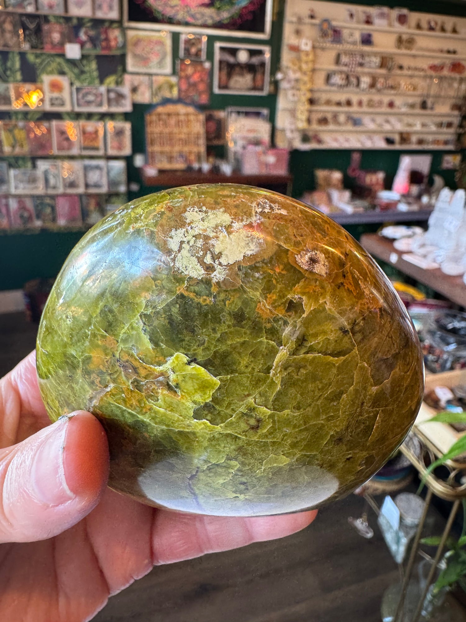 Green Opal Freeform 1.53 lb - Moon Room Shop and Wellness