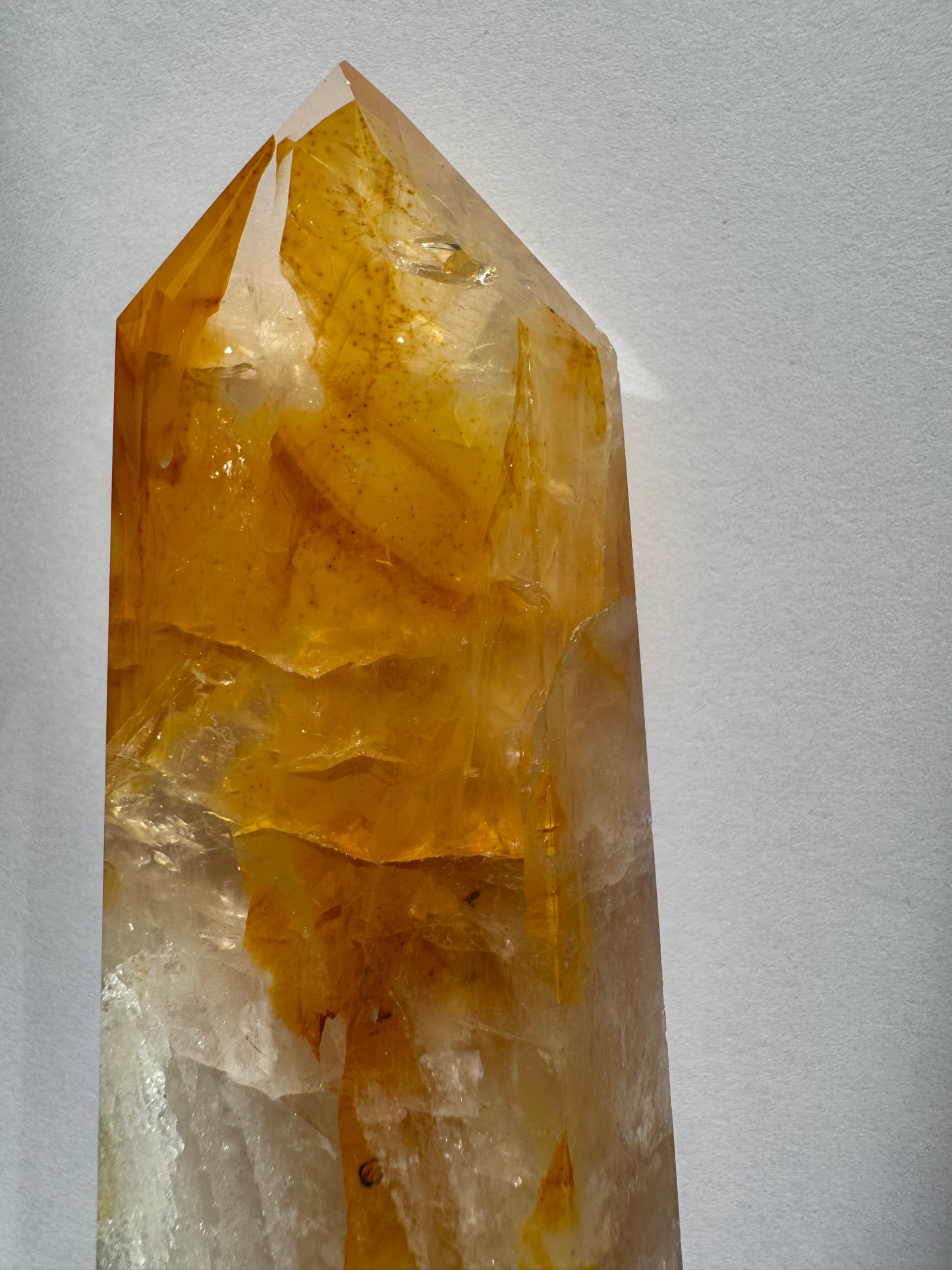 Golden Healer Quartz Tower 296 g Brazil - Divine Beauty - Moon Room Shop and Wellness