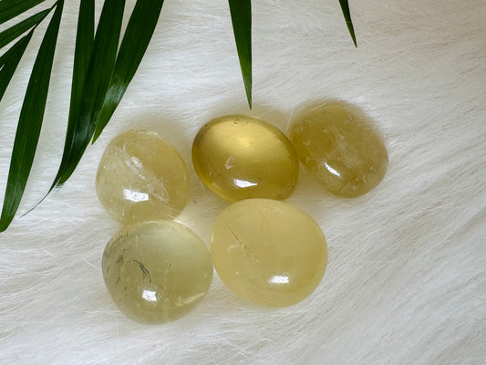 Lemon Quartz Tumbled - Moon Room Shop and Wellness