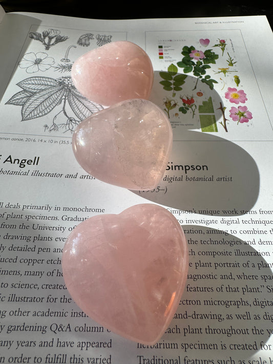 Rose Quartz Heart - Moon Room Shop and Wellness